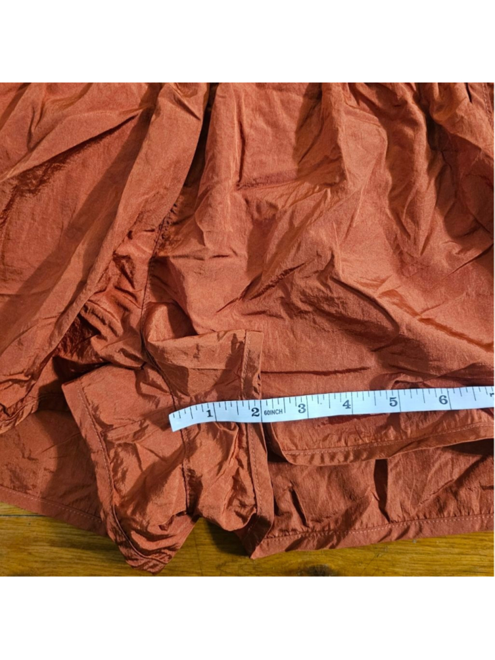 Free People FP Movement Orange Athletic Shorts Large - Picture 3 of 8